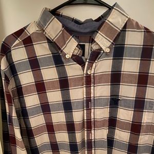 Plaid button down